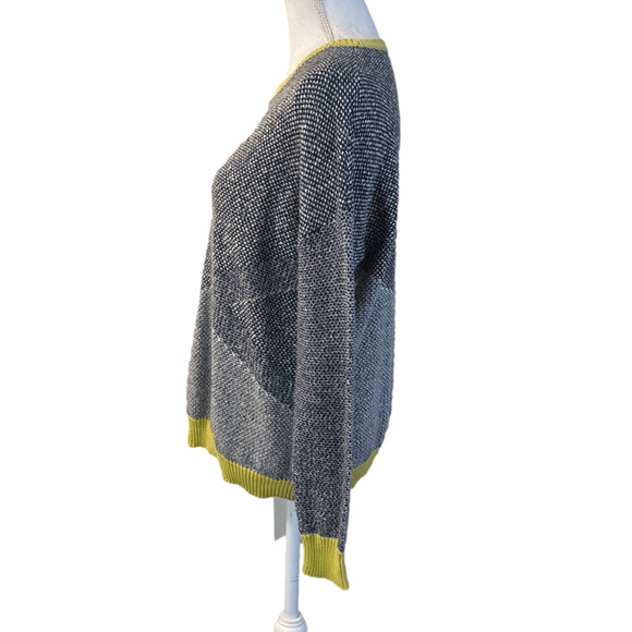 Not For Sale Trouve Sweater Women Medium Blue Preppy Academia Mohair Blend - Picture 9 of 11